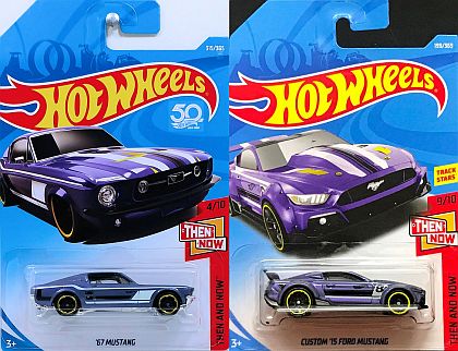 1967 Ford Mustang & 2015 Ford Mustang • 2018 THEN AND NOW • #HW-FJY9069