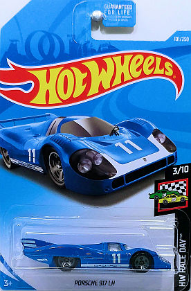 Blue Porsche 917 LH #11 • Hot Wheels RACE DAY • #HW-FYD21 • www.corvette-plus.ch