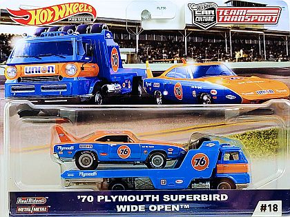 Hot Wheels Team Transport • '70 Plymouth Superbird & Wide Open • #HW-FYT07#18 • www.corvette-plus.ch