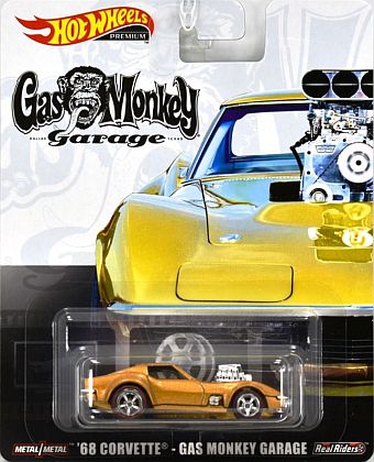 1968 Gas Monkey Corvette • The Midas Monkey • Hot Wheels Premium • #HW-FYP61 • www.corvette-plus.ch