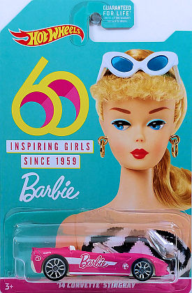 Barbie 60 C7 Corvette Stingray Convertible • 60 Inspiring Girls Since 1959 • #HW-GJN99 • www.corvette-plus.ch