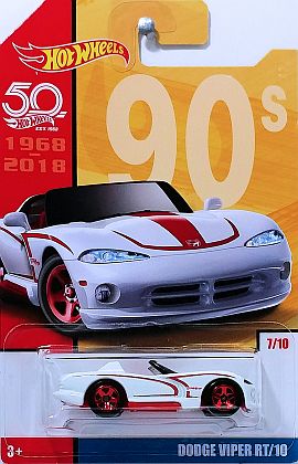 Dodge Viper RT/10 • White • Throwback Collection • #HW-FRF36
