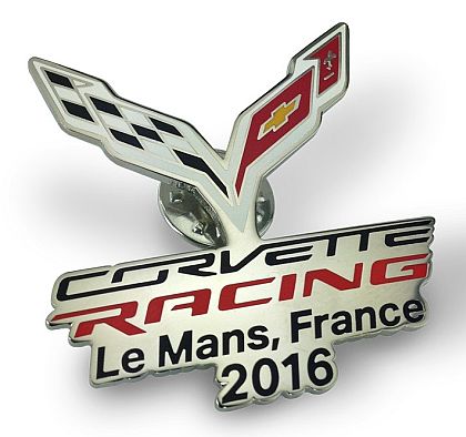 Corvette Racing 2016 Le Mans Collectors • Lapel / Hat Pin • #PXT408