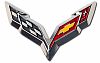 Corvette C7 Crossed Flags Emblem • Lapel / Hat Pin • #PXT429