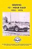 Sebring 12-Hour Race 1952-1970 • Book • #BK132959