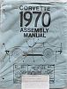 1970 Corvette Assembly Instruction Manual