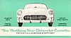 The Thrilling New Chevrolet Corvette The First All-American Sports Car • 1953 Corvette sales brochure • #C1953-2SB
