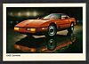 Dealer Post Card 1985 Corvette • #1985PC • www.corvette-plus.ch