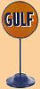 Gulf Oil Metal Stand Sign • #HL215921