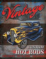 Tin Sign Hot Rod • Vintage Hot Rods • DE#HR1567TS