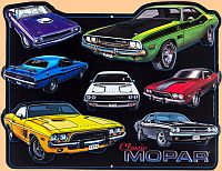 Classic MOPAR Embossed Tin Sign • #CH837427TS