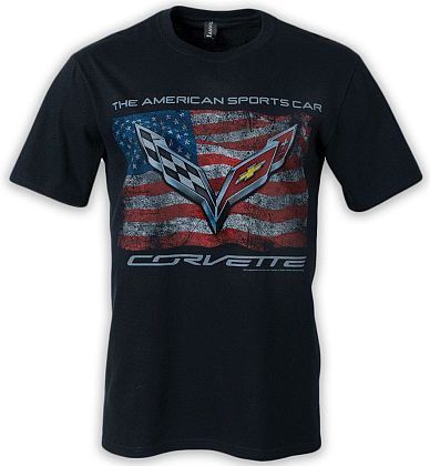 The American Sports Car CORVETTE Tee Shirt • #C7T2021 • www.corvette-plus.ch