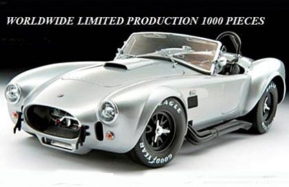 Shelby Cobra 427 S/C Silver • Limited 1000 pcs. Worldwide • #KY08631S