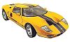 Ford GT • Speed Yellow with Black Stripes • MotorMax • #MM73001Y