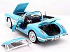 1958 Corvette convertible, turquoise on black, Item #SOL-1202