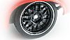 Throttle Street Fighter Wheel & Tire set • 10 Y-Spoke Throttle Wheels • #A1806014W • www.corvette-plus.ch