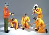 Team GULF Racing Pit Crew Figurines • 1/18 scale Figurine Set • #TSM10AC03