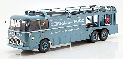 Norev 1/18 Fiat Bartoletti 306/2 Cobra/GT40 Transporter Carroll Shelby / Alan Mann •  #NRV187704 • www.corvette-plus.ch