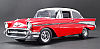 1957 Chevrolet Bel-Air Fuel-Injection Hot Rod Coupe • Red/White • #A1807005 • www.corvette-plus.ch