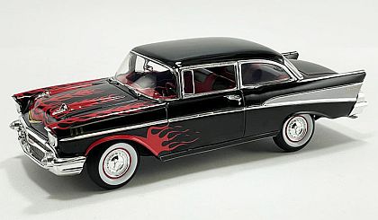 Tom's Garage 1957 Chevrolet Bel-Air Hardtop • Black • #A1807014TG • www.corvette-plus.ch