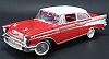 1957 Chevrolet Bel-Air Fuel-Injection Coupe • Red/White • #A1807002N