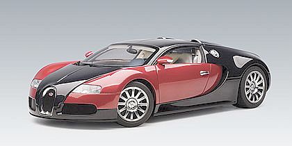 BUGATTI VEYRON 16.4 • Black-Red • Production Car • #AA70906