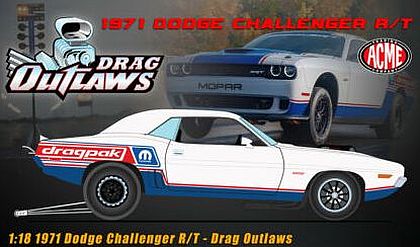 1971 Dodge Challenger R/T Drag Pack • Drag Outlaws • #A1806017 • www.corvette-plus.ch