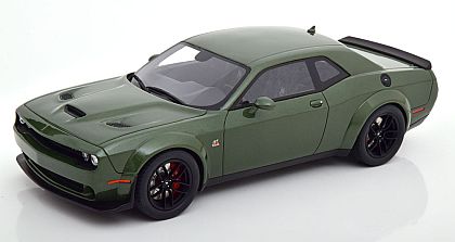 2019 Dodge Challenger R/T Scat Pack Widebody • Green metallic • #GT815 • www.corvette-plus.ch