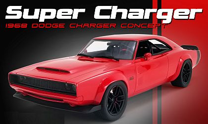 Super Charger 1968 Dodge Charger Concept • #US036 • www.corvette-plus.ch