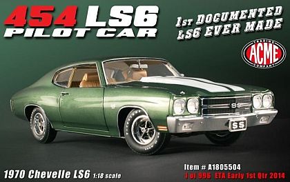 1970 Chevelle SS 454 LS6 • Pilot Car • #A1805504