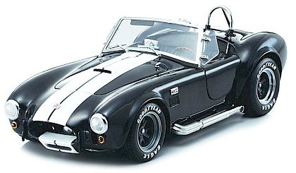 Shelby Cobra 427 S/C • Black with White stripes • #KY08045BK