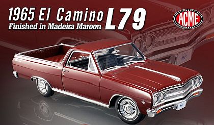 1965 Chevrolet El Camino L79 • Madeira Maroon • #A1805405