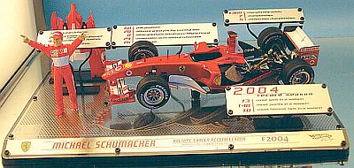 Hot Wheels L6235 Michael Schumacher Ferrari F2004 All Time Career Record Leader