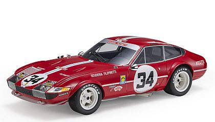 Ferrari 365 GTB/4 #34 • 1972 Le Mans 24-Hours • Scuderia Filipinetti • #TM114A • www.corvette-plus.ch