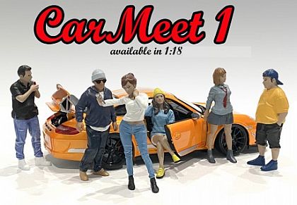 Car Meet 1 Figurines 1:18 scale • www.corvette-plus.ch