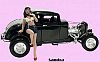 Pin-Up Girl Sandra • #AD76342 • www.corvette-plus.ch