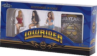 Lowrider Girls Figurine set, Item #MH870 set#1 and MH874 set #2