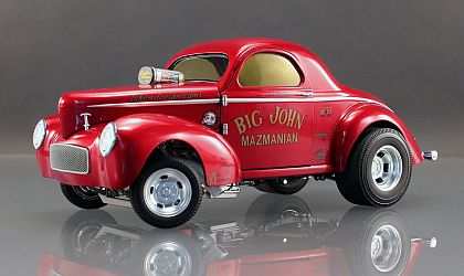 ACME Big John Mazmanian 1941 Gasser • Candy Apple Red • #A1800905