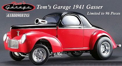 Tom's Garage 1941 Gasser • /BlackRed • #A1800908TG