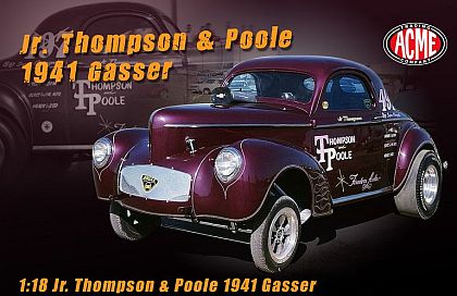 Thompson & Poole 1941 Willy's Gasser • Dark Cherry Red • #A1800909