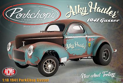 Pork Chop's Alky Hauler 1941 Willy's Gasser • Weathered • #A1800920 • www.corvette-plus.ch