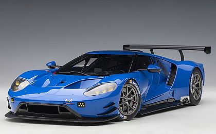 Ford GT GTE • Blue Plain Body Version • #AA81812 • www.corvette-plus.ch