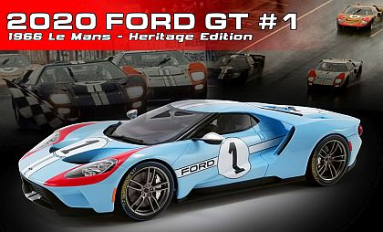 2020 Ford GT #1 • Le Mans 1966 Heritage Edition • #US027 • www.corvette-plus.ch