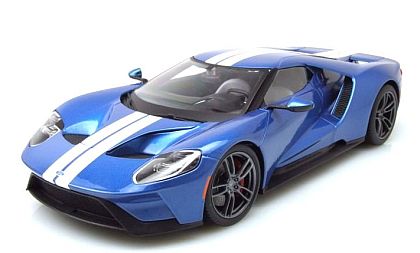 Ford GT • Blue with White stripes • #38134BU