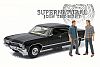 SUPERNATURAL 1967 Chevrolet Impala Sport Sedan • Sam & Dean figurines • #GL19021