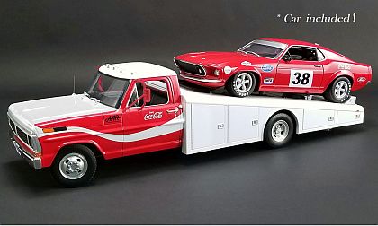 Coca-Cola Mustang Boss 302 #38 and Coca Cola Allan Moffat Ramp Truck set • Allan Moffat Racing • #A18018281401 • www.corvette-plus.ch