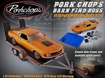 1970 Ford Mustang Boss 429 & Trailer • Pork Chop's Barn Find • #A1801838 • www.corvette-plus.ch