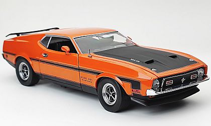 1971 Ford Mustang Boss 351 Calypso Coral • #SS-3627 • www.corvette-plus.ch