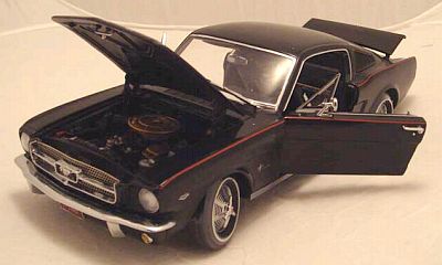 Item 39300ch 1965 Mustang Fastback black CHASE Edition