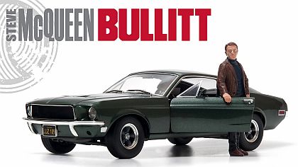 1968 BULLITT Mustang GT • including Frank Bullitt figurien • #GL12885